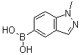 1-Methylindazol-5-ylboronic acid molecular structure (CAS 590418-08-9)