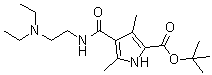 4-[[[2-(Diethylamino)ethyl]amino]carbonyl]-3,5-dimethyl-1H-pyrrole-2-carboxylic acid 1,1-dimethylethyl ester molecular structure (CAS 590424-04-7)
