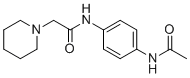 N-{4-[2-(Piperidin-1-yl)acetamido]phenyl}ethanimidic acid molecular structure (CAS 5906-75-2)