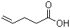 structure of CAS# 591-80-0, Allylacetic acid ;4-Pentenoic acid; Pent-4-enoic acid