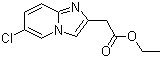 6-氯咪唑并[1,2-a]吡啶-2-乙酸乙酯分子结构 (CAS 59128-02-8)
