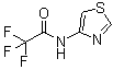 2,2,2-三氟-N-4-噻唑基乙酰胺分子结构 (CAS 59134-92-8)