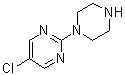 1-(5-Chloro-2-pyrimidinyl)piperazine molecular structure (CAS 59215-40-6)