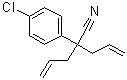 4-Chloro-alpha,alpha-di-2-propenylbenzeneacetonitrile molecular structure (CAS 59242-93-2)