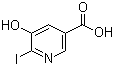 6-Iodo-5-hydroxynicotinic acid molecular structure (CAS 59288-39-0)