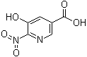 6-Nitro-5-hydroxynicotinic acid molecular structure (CAS 59288-43-6)
