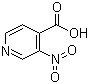 3-硝基-4-吡啶羧酸分子结构 (CAS 59290-82-3)