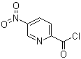 structure of CAS# 59290-88-9, 5-Nitro-2-pyridinecarbonyl chloride