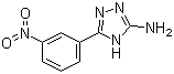 5-(3-Nitrophenyl)-4H-1,2,4-triazol-3-amine molecular structure (CAS 59301-20-1)
