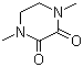 1,4-Dimethylpiperazine-2,3-dione molecular structure (CAS 59417-06-0)
