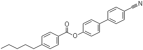 4-Cyanobiphenyl-4'-pentylbenzoate molecular structure (CAS 59443-80-0)