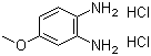 structure of CAS# 59548-39-9, 4-Methoxybenzene-1,2-diamine dihydrochloride;4-Methoxy-o-phenylenediamine dihydrochloride