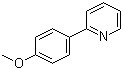 结构式 CAS# 5957-90-4, 2-(4-甲氧基苯基)吡啶
