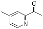 structure of CAS# 59576-26-0, 2-Acetyl-4-methylpyridine;1-(4-Methylpyridin-2-yl)ethanone