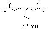 三(羧乙基)膦分子结构 (CAS 5961-85-3)