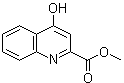 4-羟基-2-喹啉羧酸甲酯分子结构 (CAS 5965-59-3)