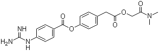 Camostat molecular structure (CAS 59721-28-7)