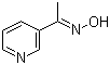结构式 CAS# 5973-83-1, 1-吡啶-3-基乙酮肟