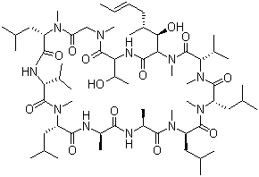 Cyclosporin C molecular structure (CAS 59787-61-0)