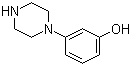 1-(3-Hydroxyphenyl)piperazine molecular structure (CAS 59817-32-2)