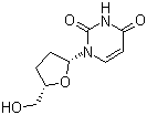 structure of CAS# 5983-09-5, 2',3'-Dideoxyuridine