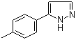 5-对甲苯基-1H-吡唑分子结构 (CAS 59843-75-3)