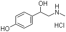 Synephrine hydrochloride molecular structure (CAS 5985-28-4)