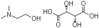 二甲氨基乙醇酒石酸氢盐分子结构 (CAS 5988-51-2)
