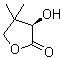 structure of CAS# 599-04-2, D-(-)-Pantolactone;Pantoyl lactone; Dihydro-3-hydroxy-4,4-dimethyl-2(3H)-furanone; alpha-Hydroxy-beta,beta-dimethyl-gamma-butyrolactone