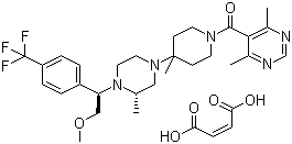 Vicriviroc maleate molecular structure (CAS 599179-03-0)