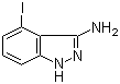 3-氨基-4-碘吲唑分子结构 (CAS 599191-73-8)