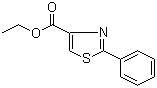 2-苯基噻唑-4-羧酸乙酯分子结构 (CAS 59937-01-8)