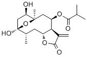 圆叶肿柄菊素 A分子结构 (CAS 59979-61-2)