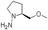 structure of CAS# 59983-39-0, (S)-(-)-1-Amino-2-(methoxymethyl)pyrrolidine