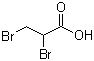 2,3-二溴丙酸分子结构 (CAS 600-05-5)