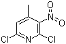 2,6-Dichloro-4-methyl-3-nitropyridine molecular structure (CAS 60010-03-9)