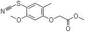 (5-Methoxy-2-methyl-4-thiocyanatophenoxy)acetic acid methyl ester molecular structure (CAS 600134-66-5)