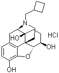 (5alpha,6beta)-17-(Cyclobutylmethyl)-4,5-epoxy-morphinan-3,6,14-triol hydrochloride molecular structure (CAS 60018-68-0)