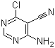 4-Amino-6-chloropyrimidine-5-carbonitrile molecular structure (CAS 60025-09-4)