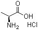 L-丙氨酸盐酸盐分子结构 (CAS 6003-05-0)