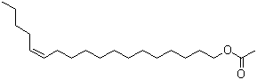 结构式 CAS# 60037-58-3, (Z)-13-十八碳烯-1-醇乙酸酯