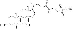 structure of CAS# 6009-98-9, Sodium taurochenodeoxycholate