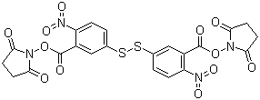 3,3'-Dithiobis[6-nitrobenzoic acid] bis(succinimide) ester molecular structure (CAS 60129-38-6)