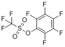 五氟苯基三氟甲烷磺酸酯分子结构 (CAS 60129-85-3)