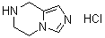 5,6,7,8-Tetrahydroimidazo[1,5-a]pyrazine hydrochloride molecular structure (CAS 601515-49-5)