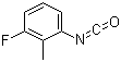 结构式 CAS# 60221-81-0, 3-氟-2-甲基苯基异氰酸酯