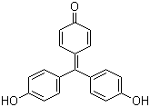 structure of CAS# 603-45-2, Rosolic acid;p-Rosolic acid; 4-[Bis(4-hydroxyphenyl)methylene]-2,5-cyclohexadienone