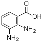 2,3-二氨基苯甲酸分子结构 (CAS 603-81-6)