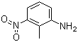 structure of CAS# 603-83-8, 2-Methyl-3-nitroaniline;2-Amino-6-nitrotoluene; 3-Nitro-o-toluidine
