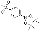 结构式 CAS# 603143-27-7, 4-(甲磺酰基)苯硼酸频哪醇酯